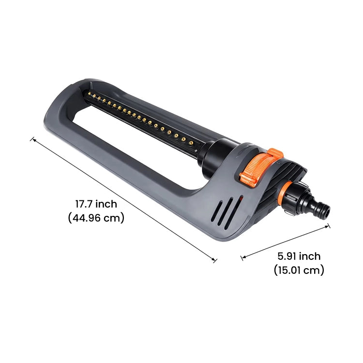 19-Nozzle Quick-Connect Oscillating Lawn & Garden Sprinkler