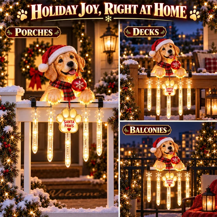 Santa Paws Railing Light