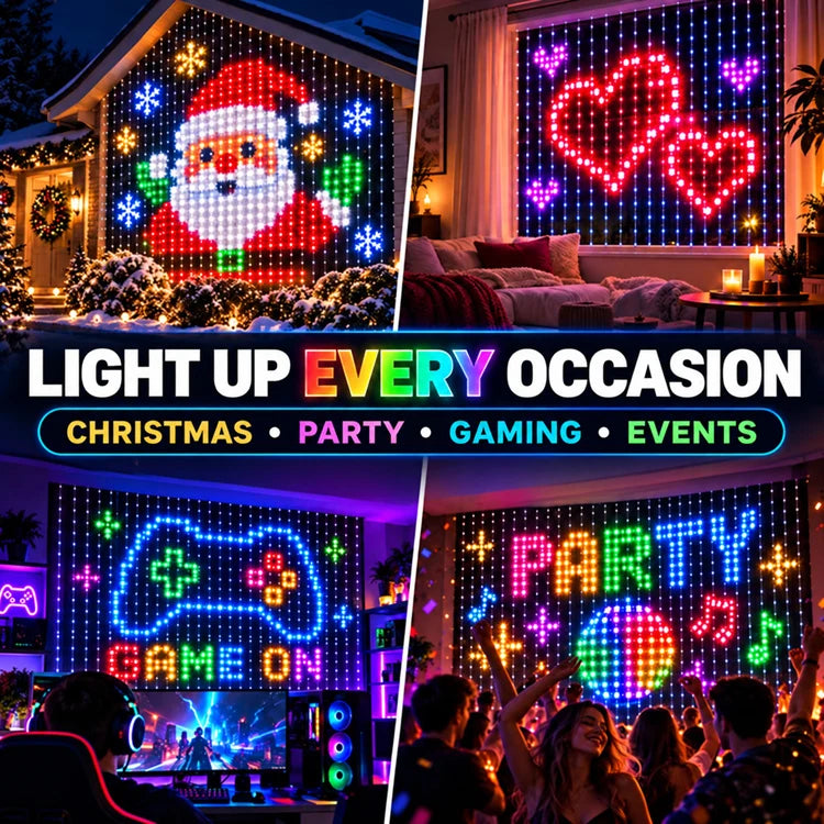 App-Controlled DIY Christmas & Party Light Display