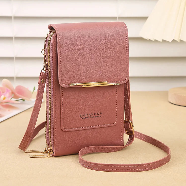 Touchscreen RFID Crossbody Phone Bag