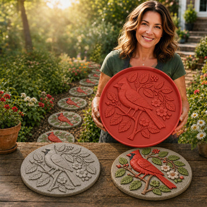 DIY Sunflower Garden Path Mold – Reusable Concrete Stepping Stone Maker