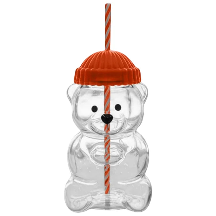 🧸 BearSip - Glass Cup – Cute, Cozy & Made to Brighten Your Day