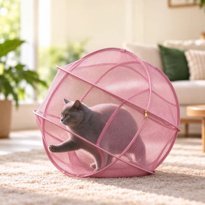 Portable 360° Cat Playpen
