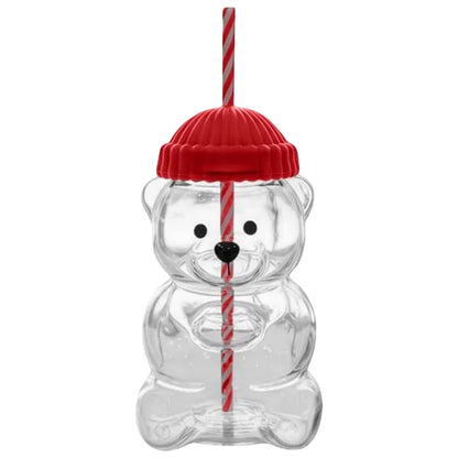 🧸 BearSip - Glass Cup – Cute, Cozy & Made to Brighten Your Day
