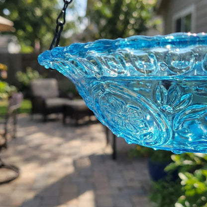 🌿✨ Solar Cascade Hanging Bird Bath Fountain