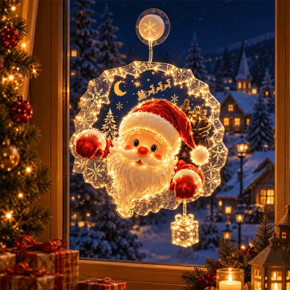 🔥 Last Day 50% OFF🔥🎄Christmas Suction Cup Window Light