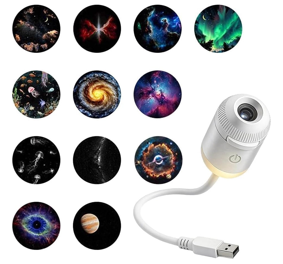 ✨ USB Starry Sky Projection Night Light