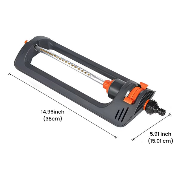 19-Nozzle Quick-Connect Oscillating Lawn & Garden Sprinkler