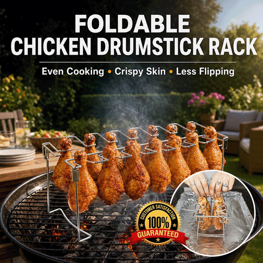 Foldable Stainless Steel Chicken Leg Rack