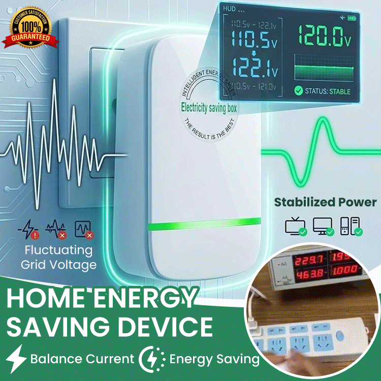 Smart Home Energy Saving Device – Plug-In Voltage Optimizer & Power Efficiency Protector