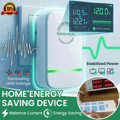 Smart Home Energy Saving Device – Plug-In Voltage Optimizer & Power Efficiency Protector