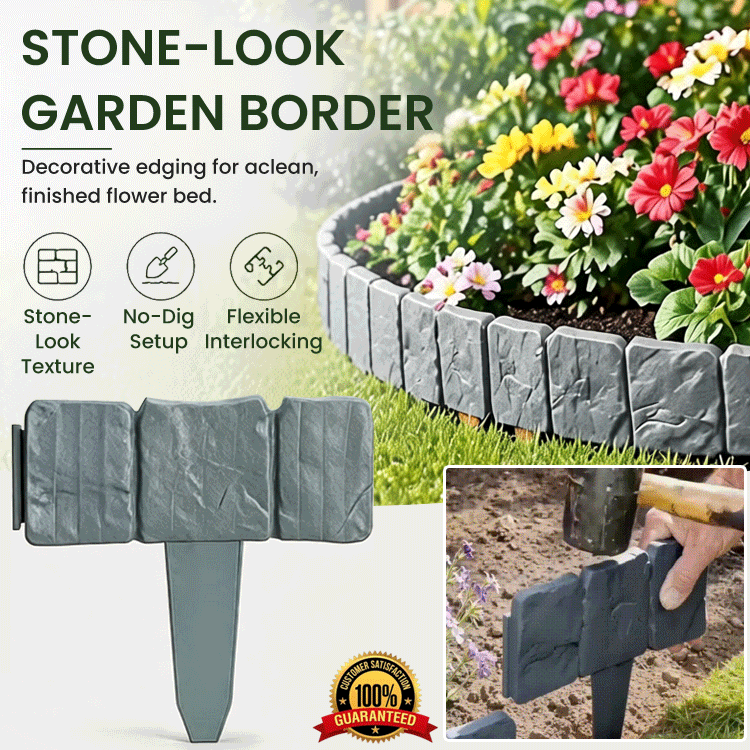 🌿 Interlocking Decorative Garden Fence • Foldable • Weatherproof • Easy Install • DIY Outdoor Border Fence