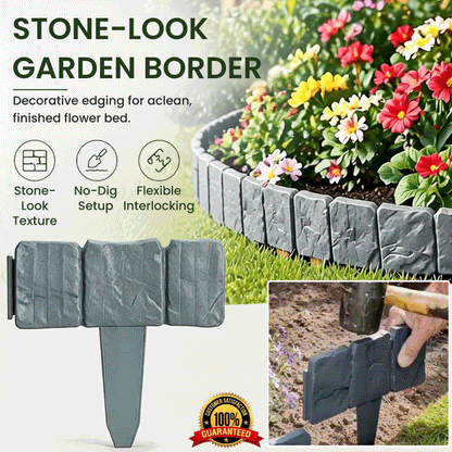 🌿 Interlocking Decorative Garden Fence • Foldable • Weatherproof • Easy Install • DIY Outdoor Border Fence