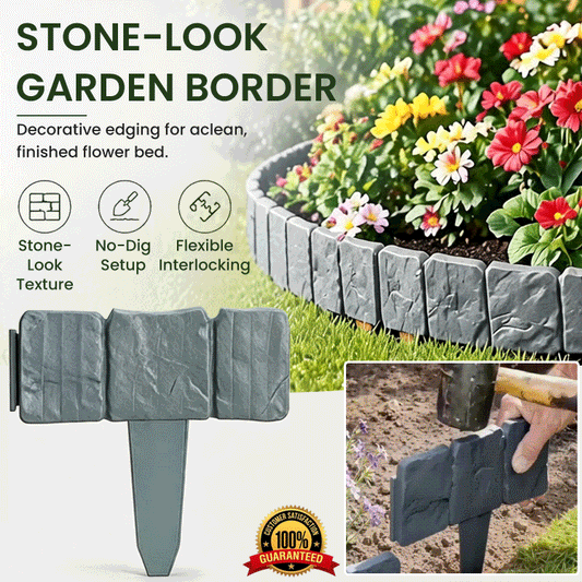 🌿 Interlocking Decorative Garden Fence • Foldable • Weatherproof • Easy Install • DIY Outdoor Border Fence