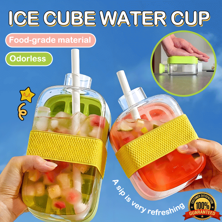 ❄️ Press & Chill - 2-in-1 Ice Maker + Water Bottle