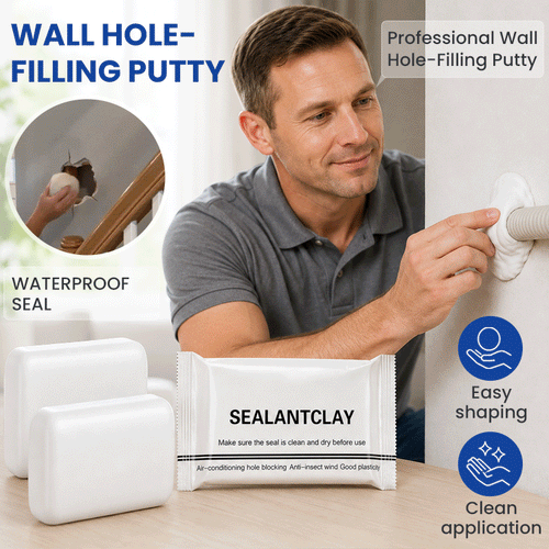 Moldable Sealant Putty – Self-Curing Wall Hole & Gap Sealer