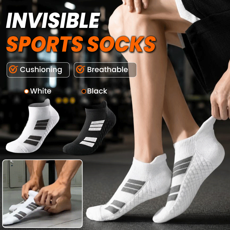 Cushioned Performance Sneaker Socks – Shock-Absorbing, Breathable & Moisture-Wicking