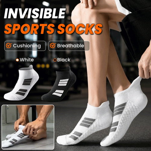 Cushioned Performance Sneaker Socks – Shock-Absorbing, Breathable & Moisture-Wicking