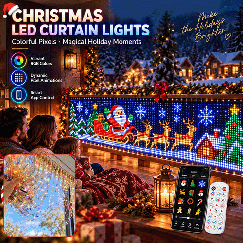 🔥Last Day 50% OFF 🔥🎄GlowCurtain