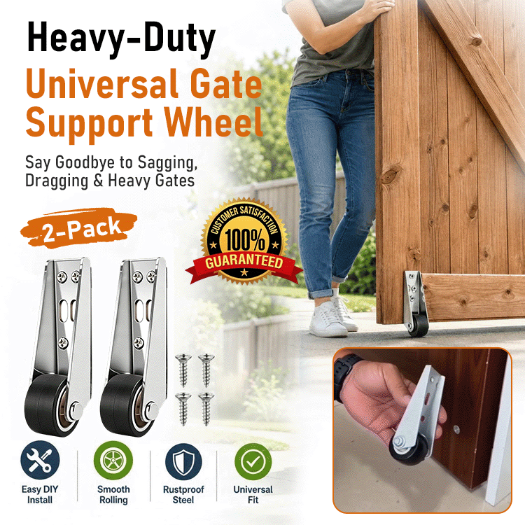 Universal Door Sag Repair Roller – Heavy-Duty Bearing Support Wheel for Wooden Doors, Gates & Furniture Mobility