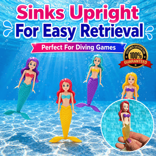 Spinning Mermaid Dive Toy Set – Floating Pool & Bath Water Game for Kids