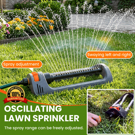19-Nozzle Quick-Connect Oscillating Lawn & Garden Sprinkler