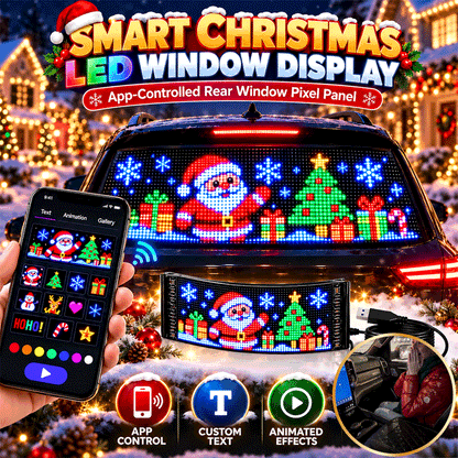 Custom Christmas Car Window LED Display