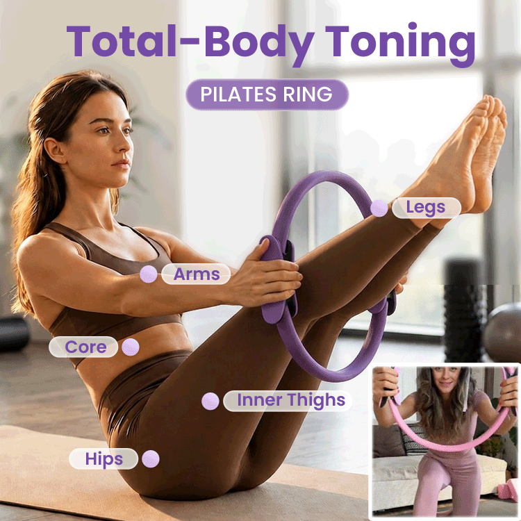🔥 Last Day 50% OFF – Pilates Resistance Ring for Women | Low-Impact Full-Body Workout