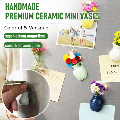 PetalNest™ 3D Mini Vase Fridge Magnets