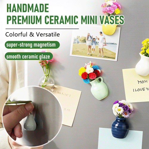 PetalNest™ 3D Mini Vase Fridge Magnets