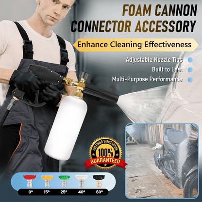 🚗✨ High-Pressure Foam Cannon Kit – Foam & High-Pressure Water 2-in-1