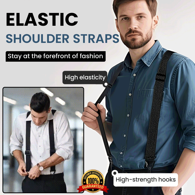 🕴️ Men's Tactical Hook Suspenders