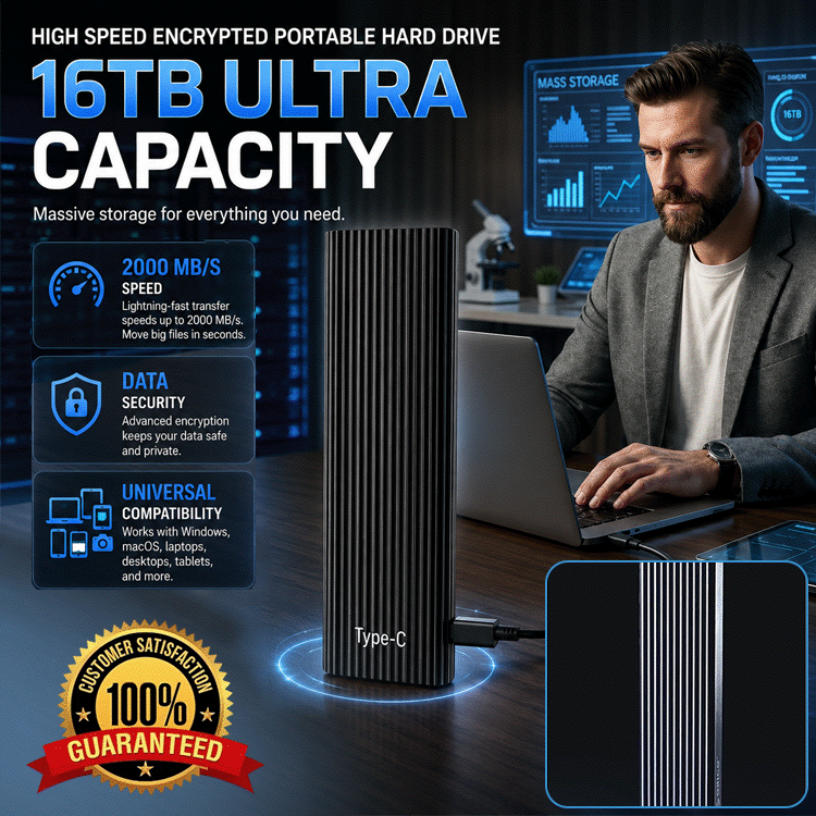 RippleDrive™ Portable SSD 16TB