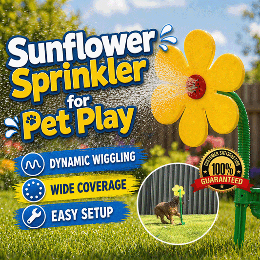 🌻 SunnySpin™ Crazy Dancing Daisy Water Sprinkler