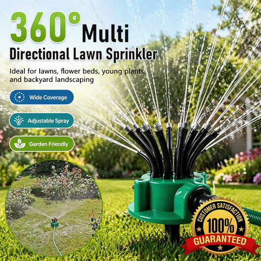 AquaOrbit™ 360° Multi-Head Garden Sprinkler