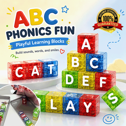STEM Magnetic Alphabet & Number Building Blocks for Early Learning & Creative Play