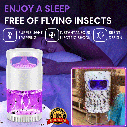 USB Smart Mosquito Trap Lamp • Whisper-Quiet • Chemical-Free • Family Safe • USB Powered