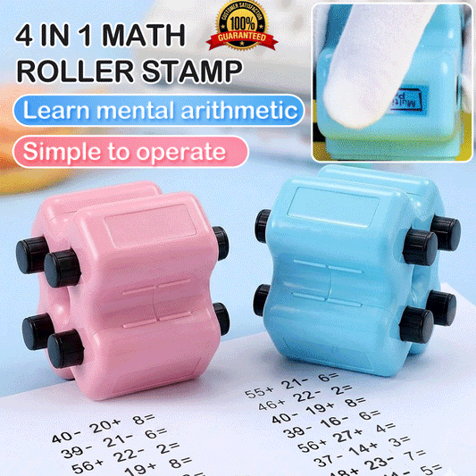✏️ MathRoll™ 4-in-1 Math Roller Stamp