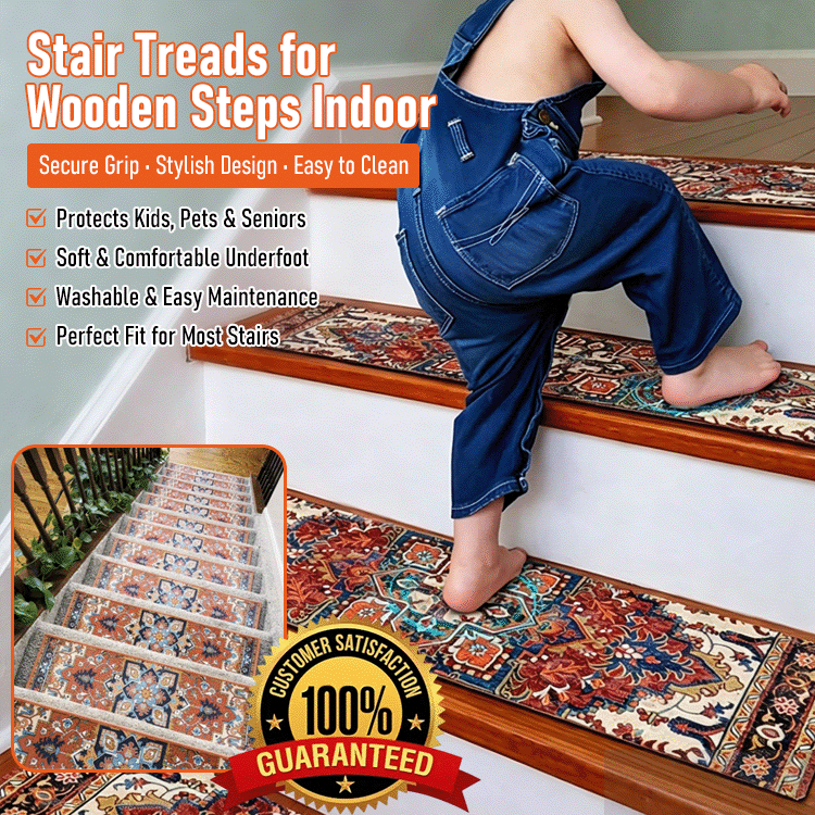 🏡 StepLuxe™ Non-Slip Stair Treads