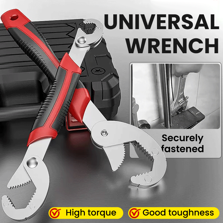 SnapTorque - Universal Self-Locking Wrench Set (2-Piece – Large & Small)