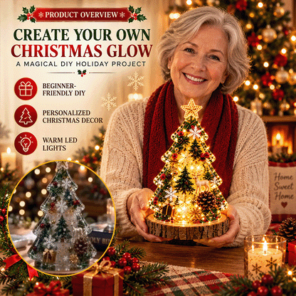 DIY Christmas Tree Resin Night Light Kit