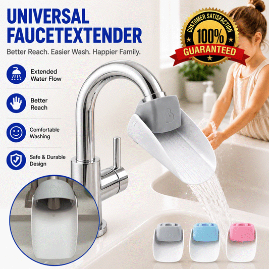 Universal Kids Faucet Extender – BPA-Free Sink Water Extension for Toddlers, Easy Hand Washing & Less Splashing