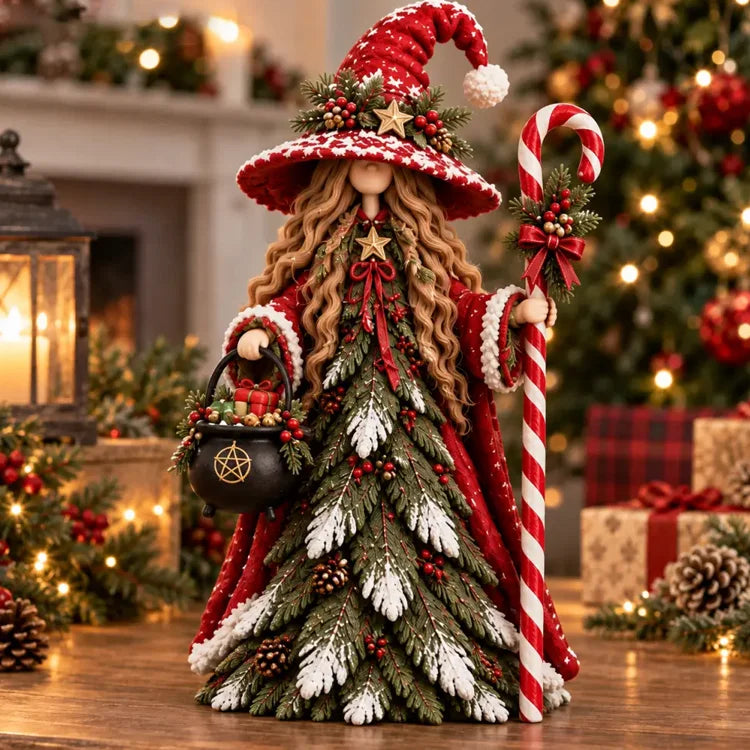 Christmas Tree Witch Figurine – 6 Whimsical Holiday Character Styles