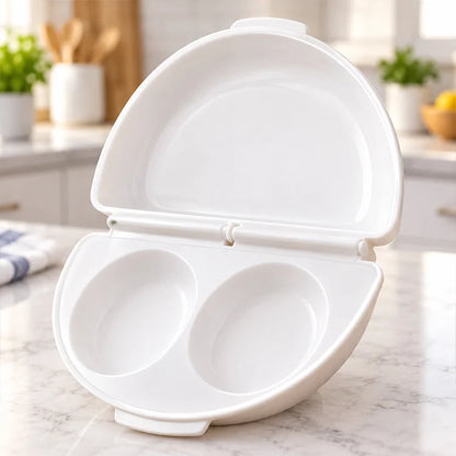 2-in-1 Microwave Egg Cooker – Omelet, Egg Cups & Wrap Maker