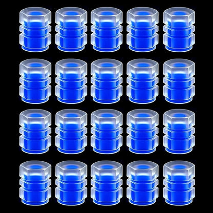 Luminous Tire Valve Stem Caps – Universal Fluorescent Wheel Accessories For Cars, Bikes & Motorcycles