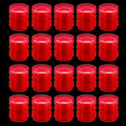 Luminous Tire Valve Stem Caps – Universal Fluorescent Wheel Accessories For Cars, Bikes & Motorcycles