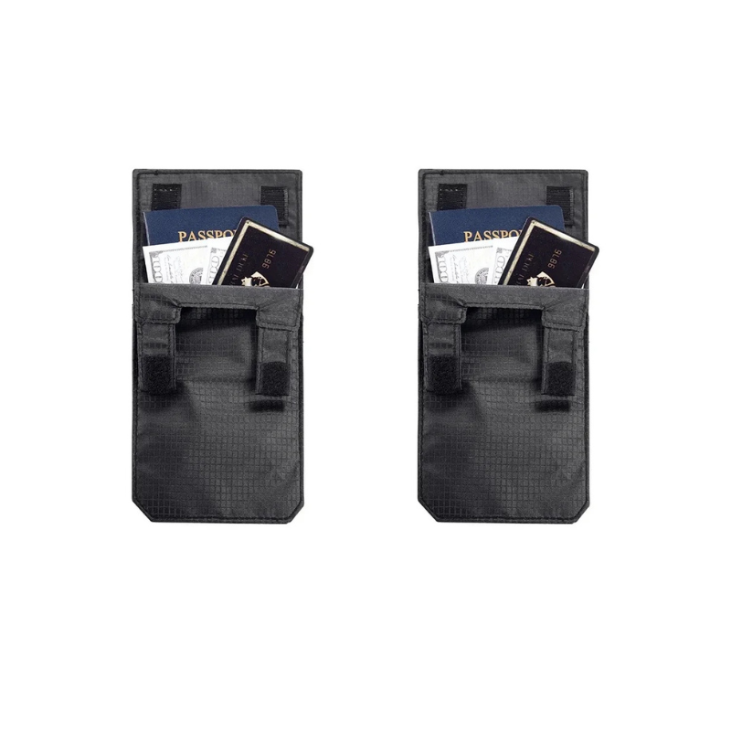 2-in-1 Hidden Waist Pouch – Slim Travel Wallet & Coin Purse