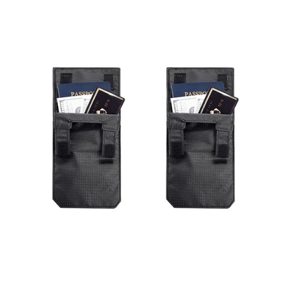2-in-1 Hidden Waist Pouch – Slim Travel Wallet & Coin Purse