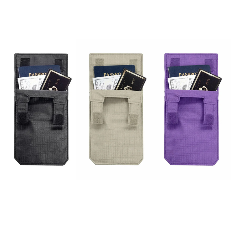 2-in-1 Hidden Waist Pouch – Slim Travel Wallet & Coin Purse