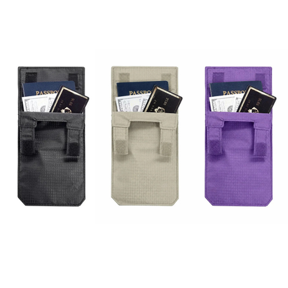 2-in-1 Hidden Waist Pouch – Slim Travel Wallet & Coin Purse